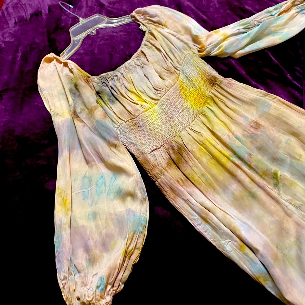 Hand dyed dress